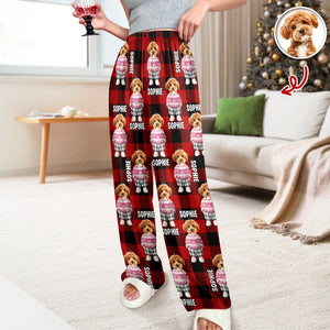 Personalized Dog Cat Xmas Clothes Sweatpants For Dog Lover TH10 896777