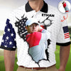 Custom Photo Polo Shirt For Golfer TH10 898097