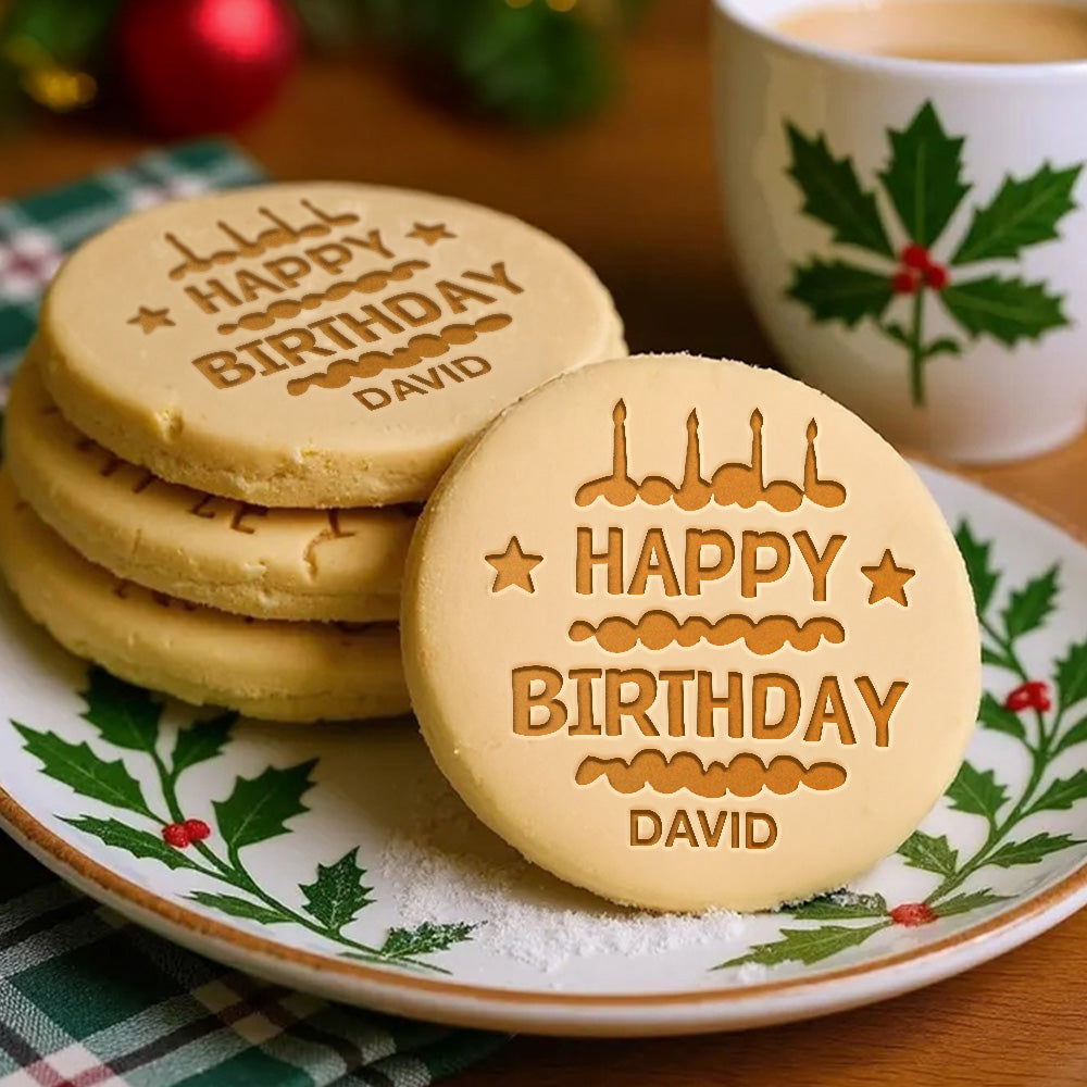 Custom Name Happy Birthday - Personalized Cookie Stamp HA75 898468
