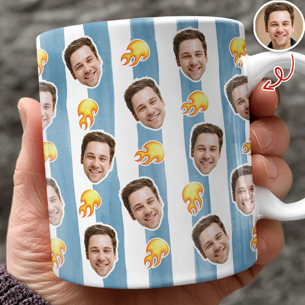 Custom Photo Mug Gift for Family, Couple, Valentine Gift HO82 901074