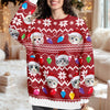 Custom Photo Xmas Leds Cat Ugly Sweater HO80 900080