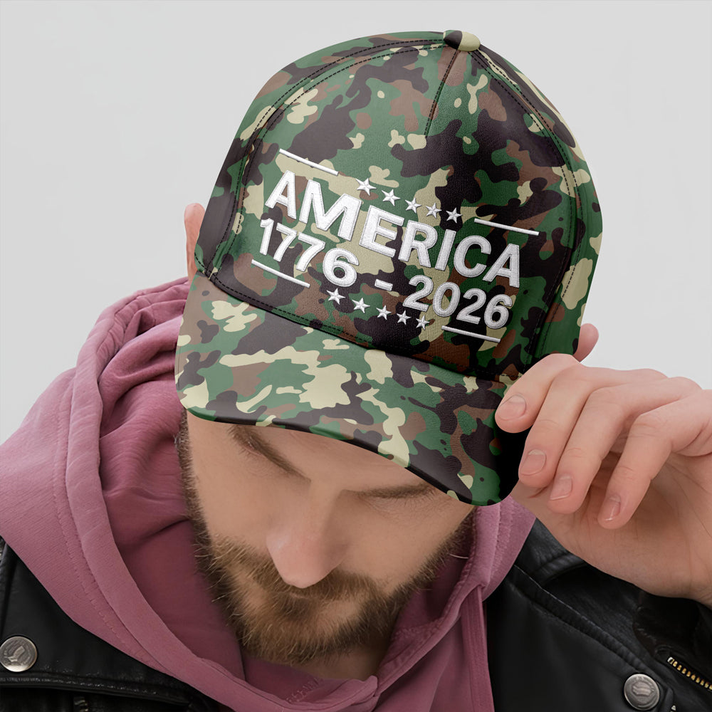 American 1776-2026 250 Years Anniversary AOP Cap TH10 169419