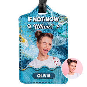 Blue Waves - Personalized Custom Luggage Tag HO82 894476