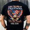 250 Years Of Freedom We The People 1776-2026 Eagle Patriotic Back Shirt HA75 920194