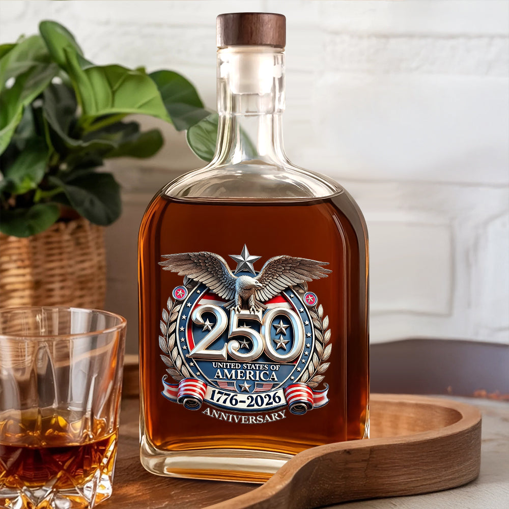 USA Eagles 250th Anniversary Semiquincentennial 1776-2026 Whiskey Bottle LM32 897465