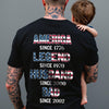 Personalized America Since 1776 Legend Husband Dad Since Custom Back Dark Shirt TH10 898951