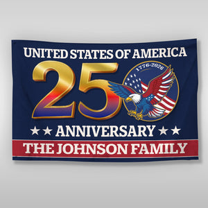 250th Anniversary USA Eagle Patriotic House Flag LM32 897557