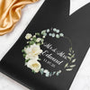 Custom Mr Mrs Personalized Wedding Leather Wine Bag Engagement Gift, Wedding Gift CH07 896534