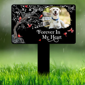 Custom Photo I'm Always With You Memorial Garden Stake For Dog Lovers TH10 894151