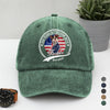 Personalized 250 Years Of Freedom With Dog Washed Denim Baseball Cap HO82 901232