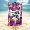 Custom Photo Life Is Better With Dog Cat Beach Towel For Dog And Cat Lovers HO82 894230