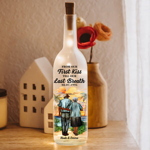 From Our First Kiss - Personalized Custom Bottle Lamp HO82 894468