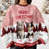 Personalized 3D Cute Cat Meowy Christmas Ugly Sweater For Cat Lovers LM32 895995