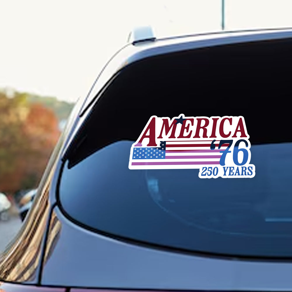 America 76 250 Years Anniversary Car Window Decal Sticker TH10 169229