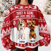 Just A Girl Who Loves Her Dog Christmas Ugly Sweater TH10 896289