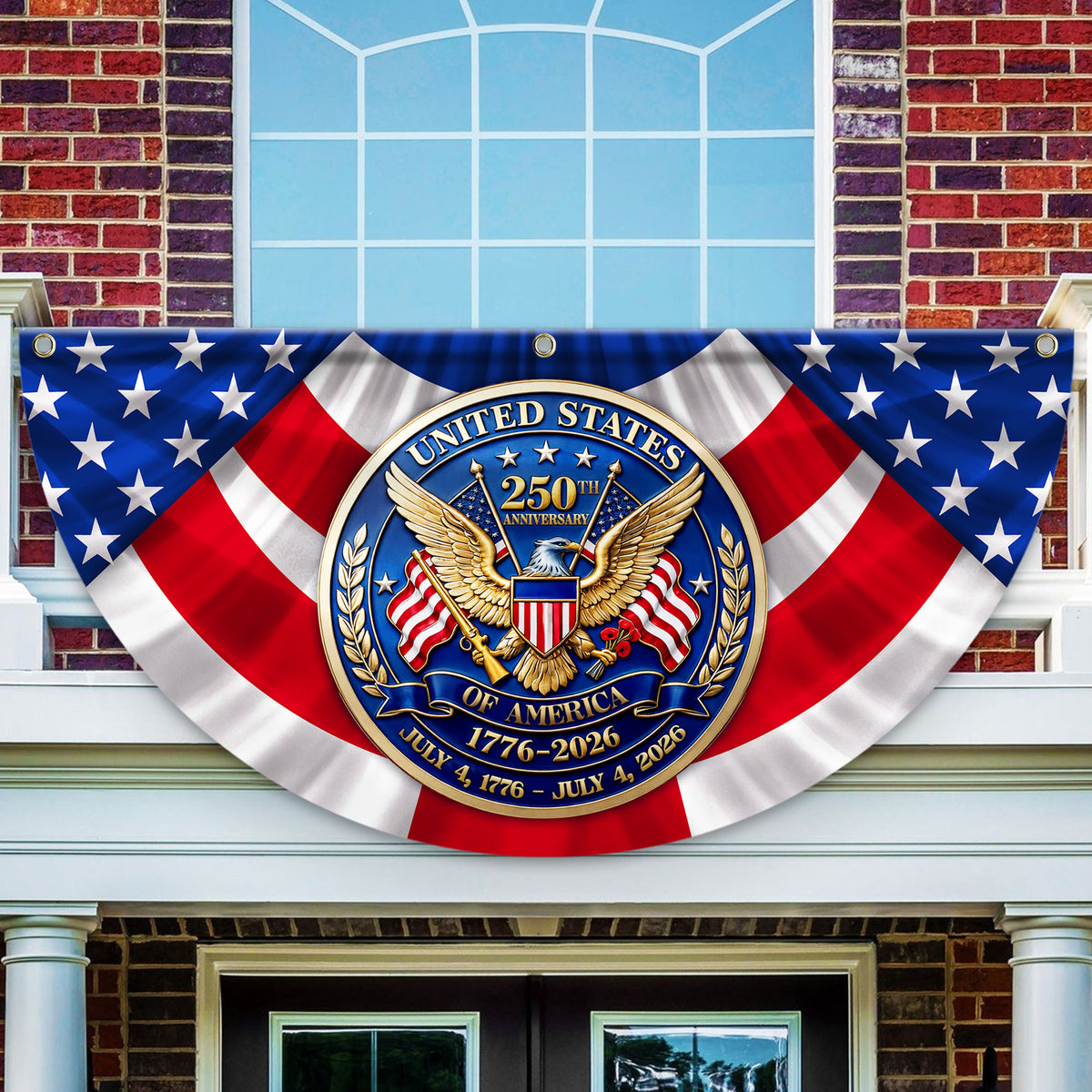 250th Anniversary Of America Non-Pleated Fan Flag TH10 169039