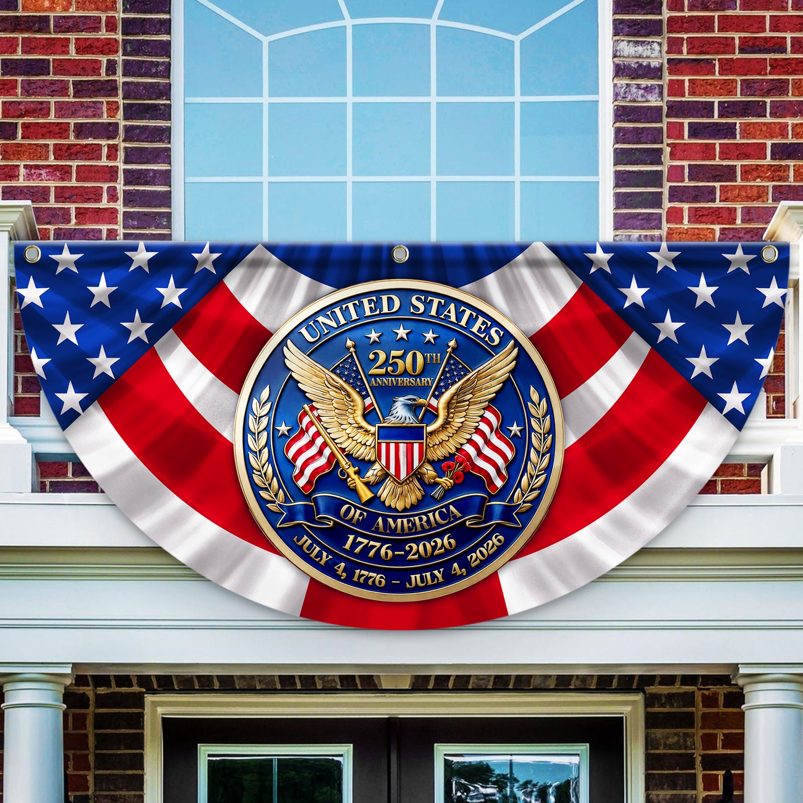 250th Anniversary Of America Non-Pleated Fan Flag TH10 169039