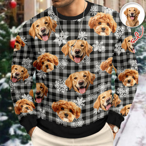 Custom Funny Dog Face Ugly Sweater Christmas Gift HA75 897092