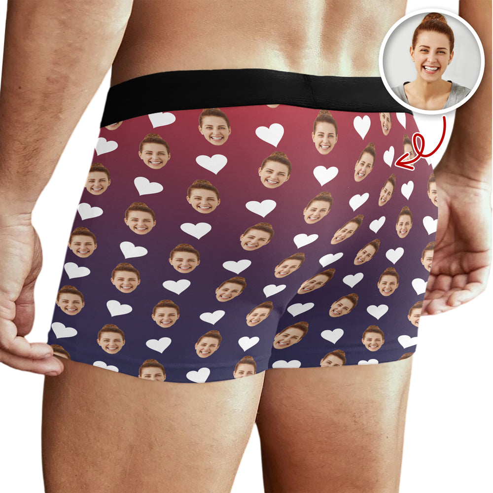 Custom Funny Photo Man's Boxer For Boyfriend TH10 898013