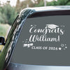 Personalized Congrats Class of 2026 Graduation Car Window Decal Sticker HA75 898820