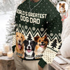 Custom Photo World's Greatest - Personalized Ugly Sweater For Dog Lovers LM32 895561