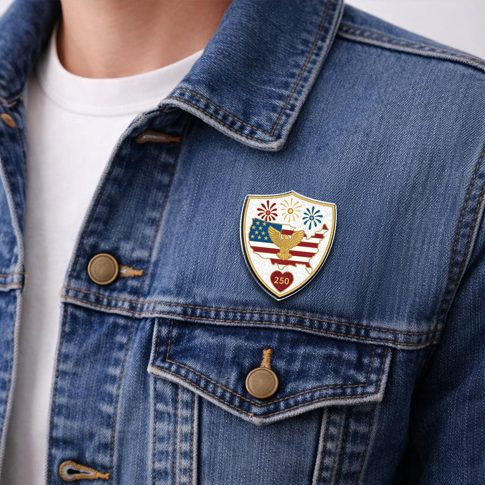 USA 250 With Eagle Acrylic Pin TH10 169313