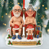 Custom Name  I Want To Grow With You, Personalized Funny Couple 2D Acrylic Ornament HO82 900280