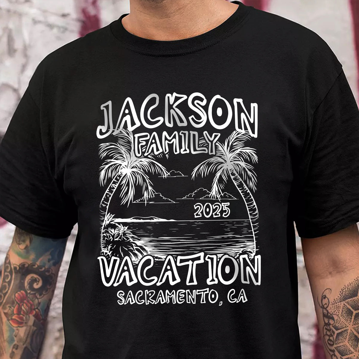 Custom Family Vacation Shirts 2025 – Matching Family Trip Dark Shirts LM32 895977
