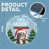 Custom Photo Cozy Room Feliz Navicat - Personalized Circle Glass Ornament LM32 895775