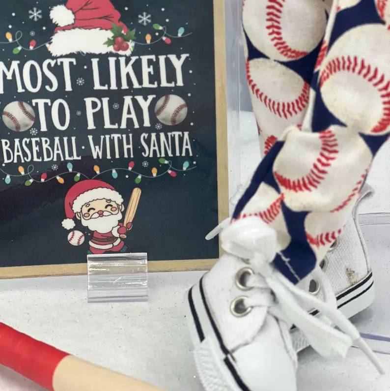 Elf Baseball Set, Christmas Elf Accessory HO82 904072