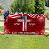 Custom Family Name Patriotic American Flag 250 Years of Blessing God Banner CH07 910644