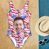 Custom Funny Face America Bathing Swimsuit Summer Party Gift CH07 895880