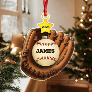 Custom Baseball Family Name Acrylic Ornament TH10 896473