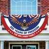 Custom Family Name 250 Years Of Freedom Non-Pleated Fan Flag HO82 901332