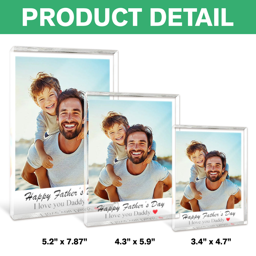 Custom Family Photo Acrylic Block Plaque – Personalized Gift for Mother’s Day, Father’s Day, Photo Keepsake LM32 899433