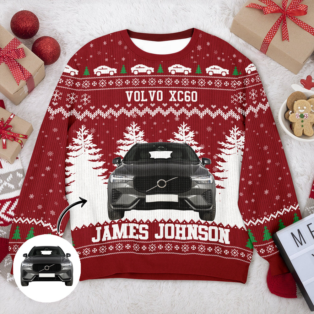 This Is How I Roll - Personalized Photo Car Ugly Sweater HO82 900576