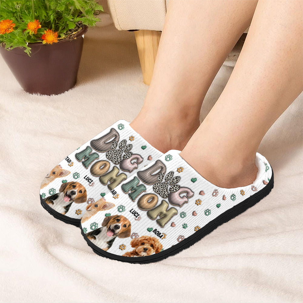 Custom Dog Mom Photo Slippers Gift For Dog Lovers TH10 896249