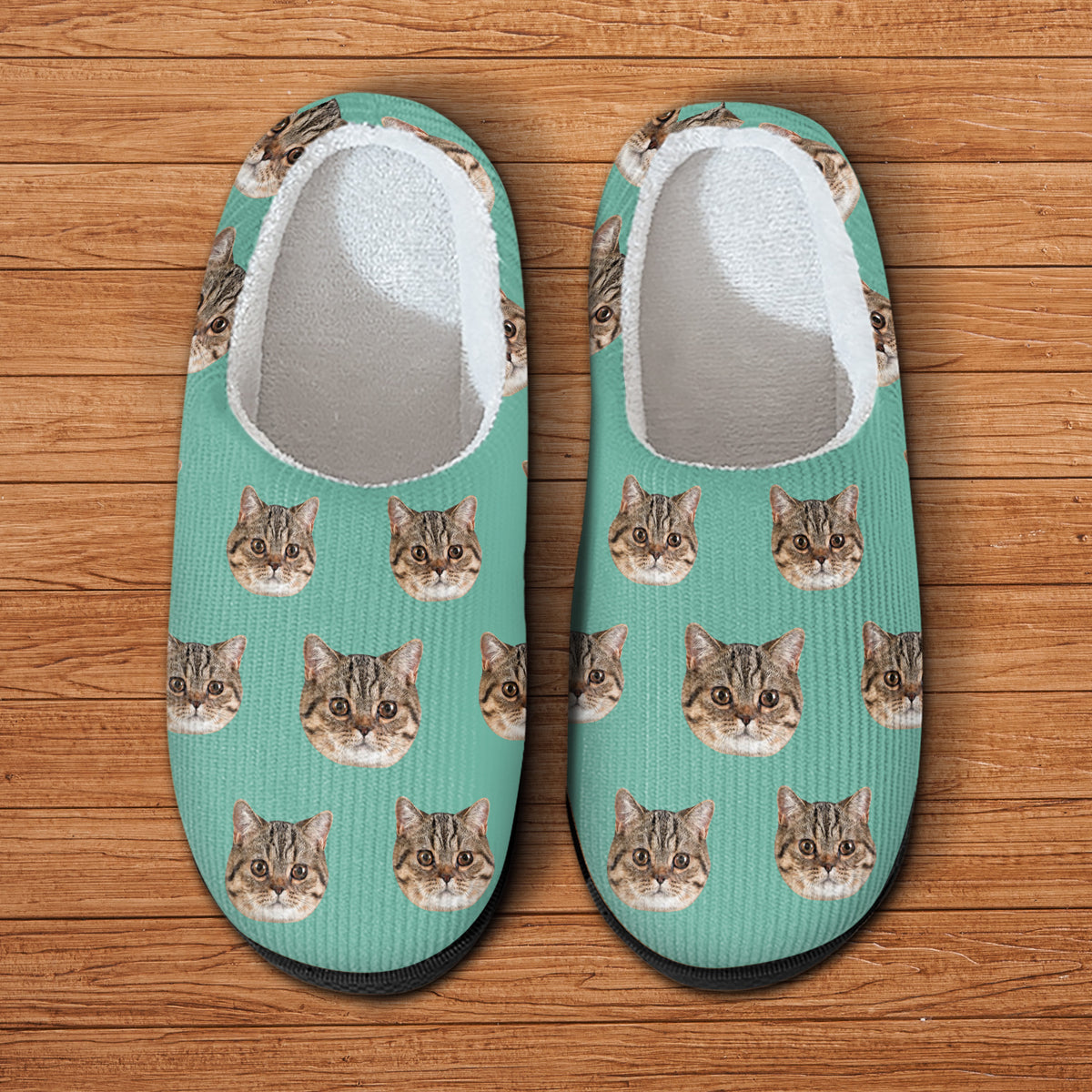 Custom Funny Face Cat Pet Slippers Gift For Cat Lovers, Pet Owner HA75 897508