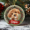 Custom Photo Dog Personalized Ceramic Ornament Christmas Gift For Dog Lovers HA75 897044
