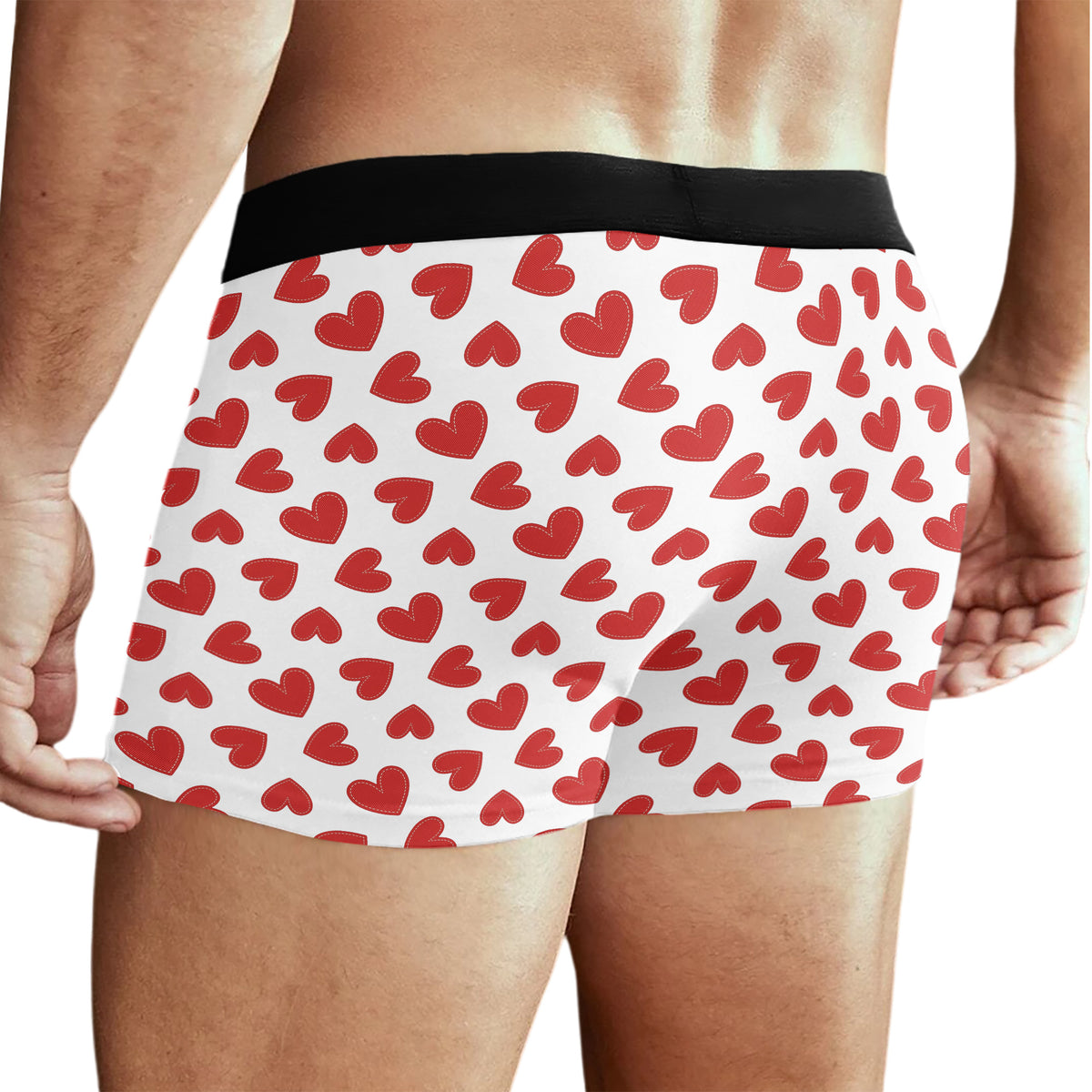 Personalized Funy Face Men's Boxer Brief, Custom Underwear for Him, Valentine, Anniversary Gift CH07 895592