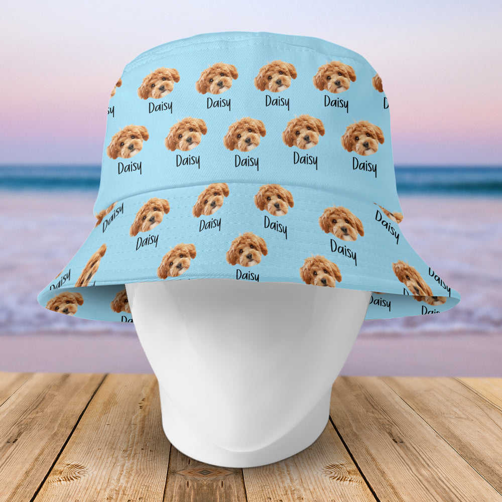 Custom Pet Photo Bucket Hat - Personalized Gift For Pet Lovers TH10 169465