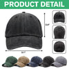 Custom Cat Photo Forever In My Heart Memorial Washed Denim Baseball Cap HA75 897224