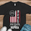 Personalized We The People 250 Years Dark Shirt TH10 898625