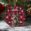 Custom Pet Photo With Icon For Dog And Cat Lovers Ceramic Ornament TH10 894257