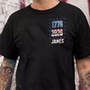 Custom Name America 250th 1776-2026 Back & Front Dark Shirt TH10 169063