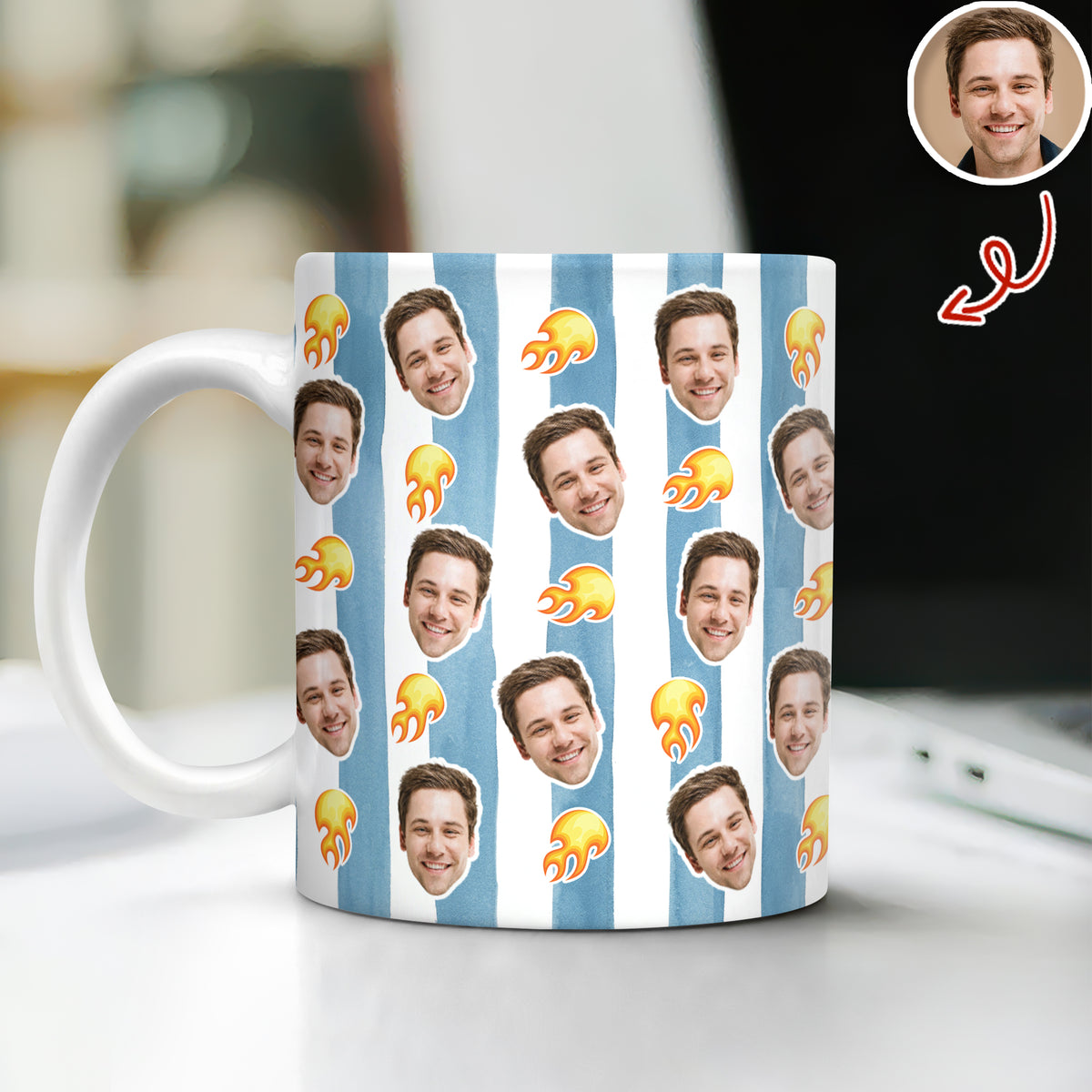 Custom Photo Mug Gift for Family, Couple, Valentine Gift HO82 901074