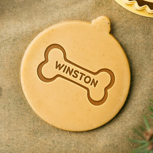 Custom Dog Name With Bone Cookie Stamp For Pet Lover TH10 898027