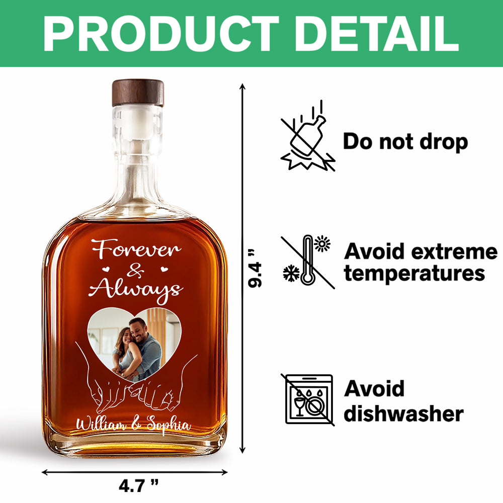 Custom Photo You & Me We Got This Whiskey Bottle Couple Gift HA75 898168