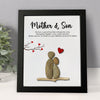 Personalized Mother & Son Pebble Art Picture Frame Heartfelt Gift for Mom TH10 898873