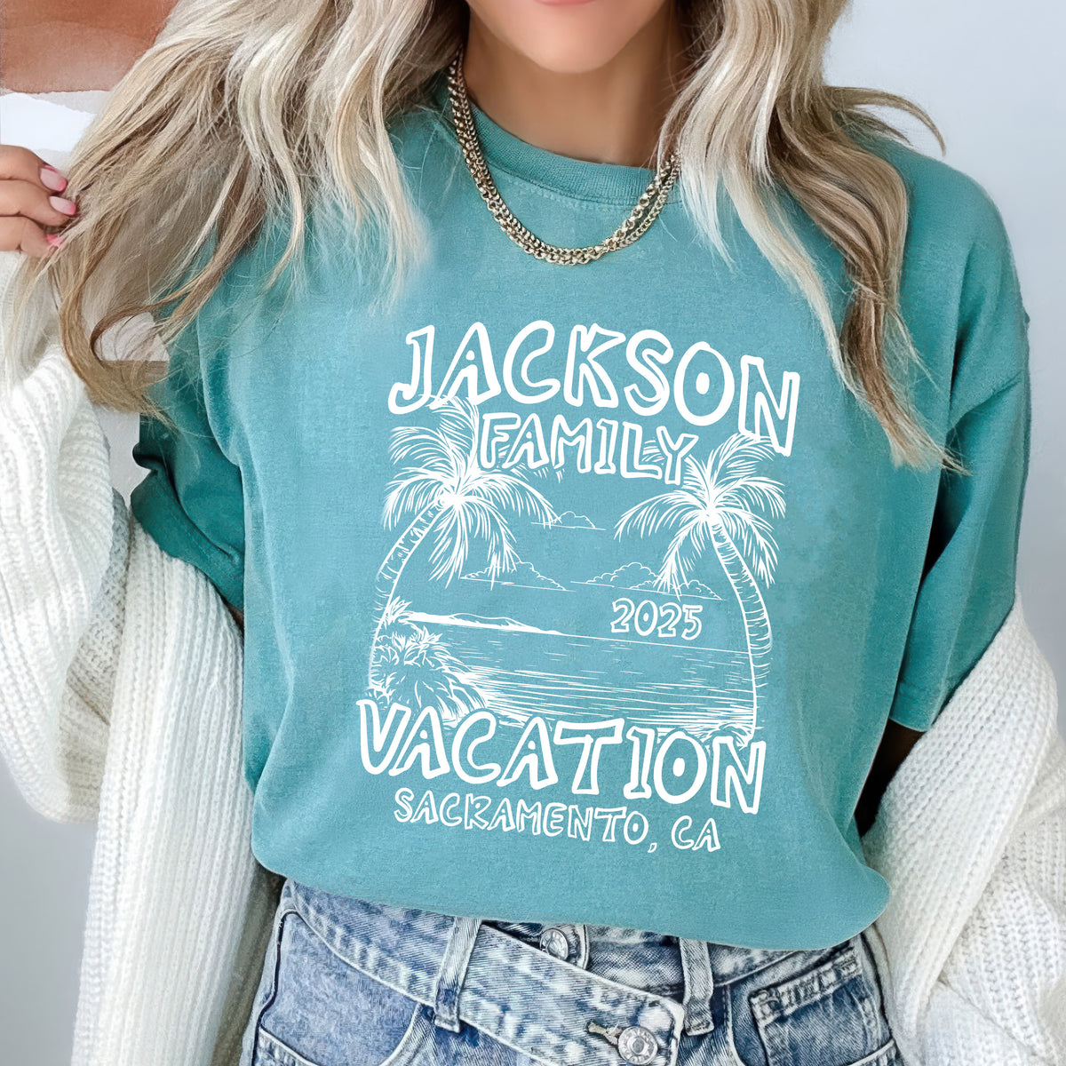 Custom Family Vacation Shirts 2025 – Matching Family Trip Comfort Color Shirt LM32 895979